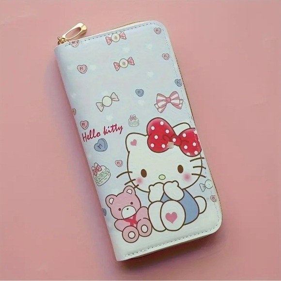 Sanrio Handbags - Sanrio Hello Kitty Trendy Wallet  Lightweight Leather Coin Card Organizer new
